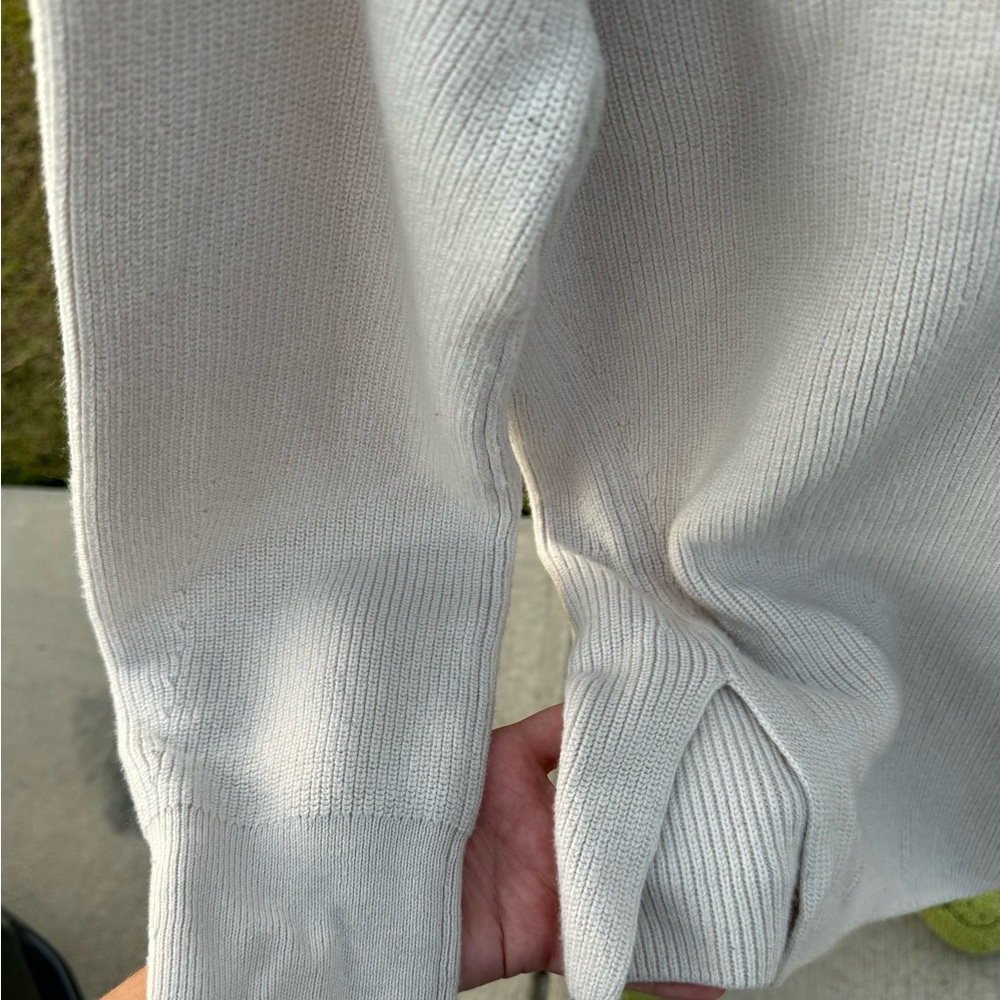 Lululemon White Opal Ribbed Sweater - Picture 4 of 5